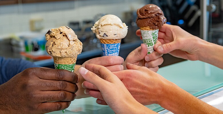 Ben and jerry's cone together discount